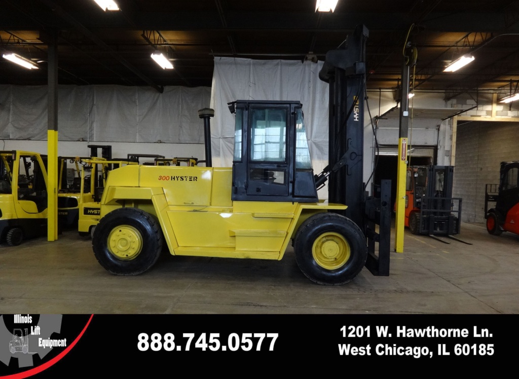 2001 Hyster H300XL Forklift on Sale in Michigan