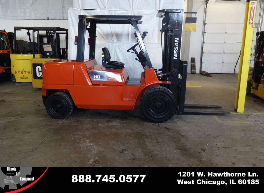 2008 Nissan JDP110 forklift on sale in Michigan