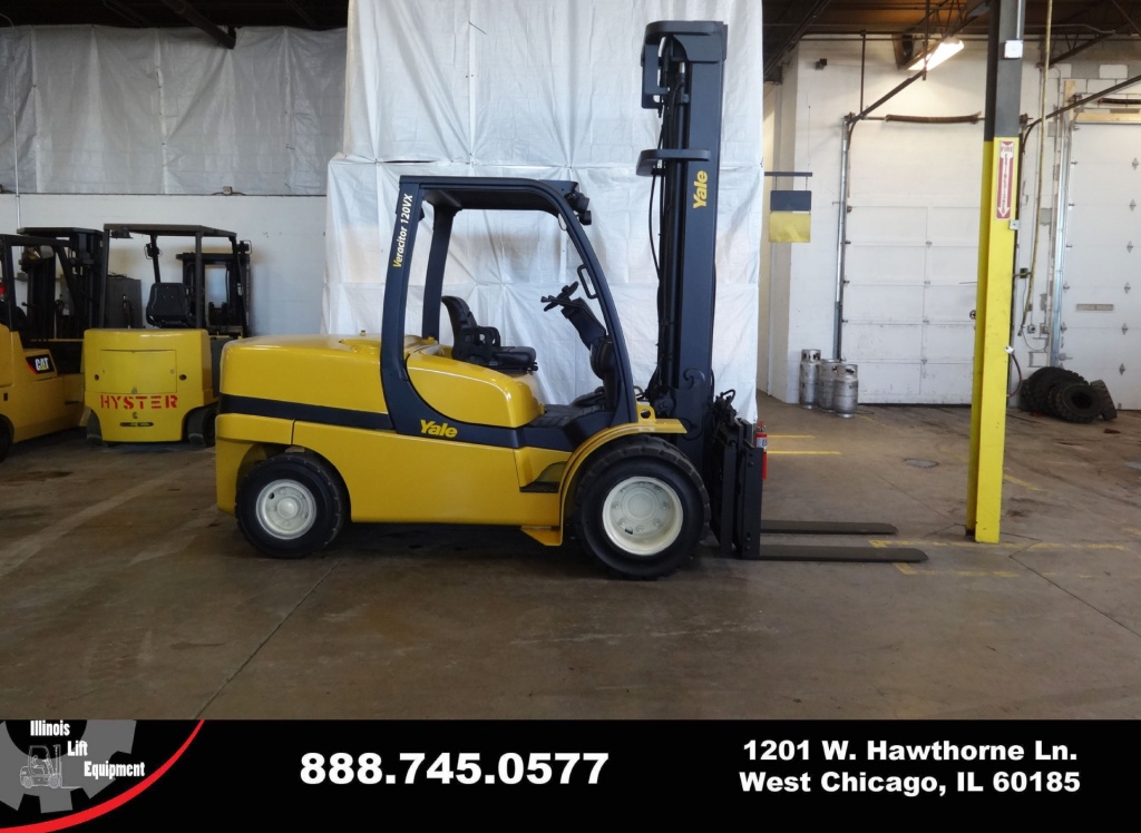 2006 Yale GDP120VX Forklift on Sale in Michigan