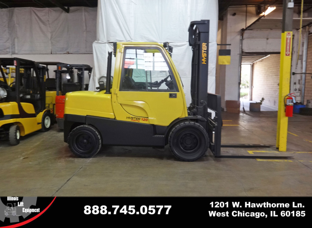 2011 Hyster H120FT Forklift on Sale in Michigan