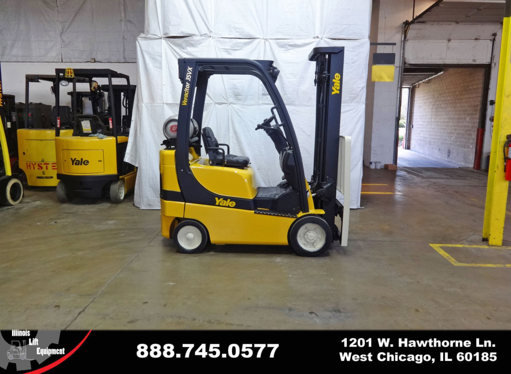 2008 Yale GLC035VX Forklift on Sale in Michigan