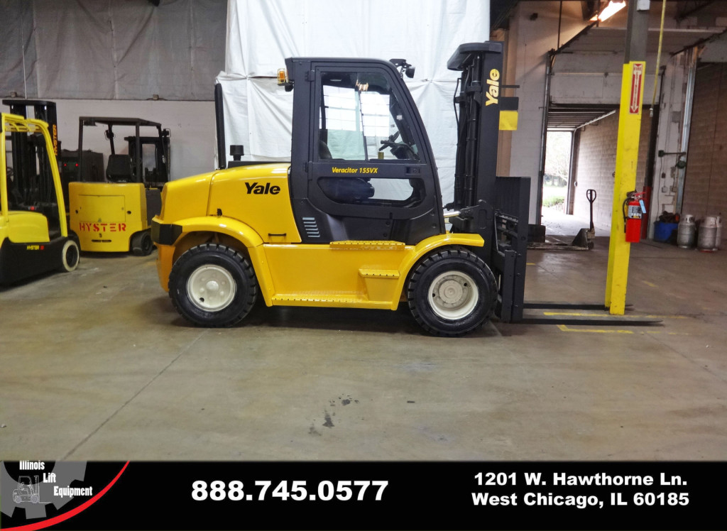 2008 Yale GDP155VX Forklift on Sale in Michigan