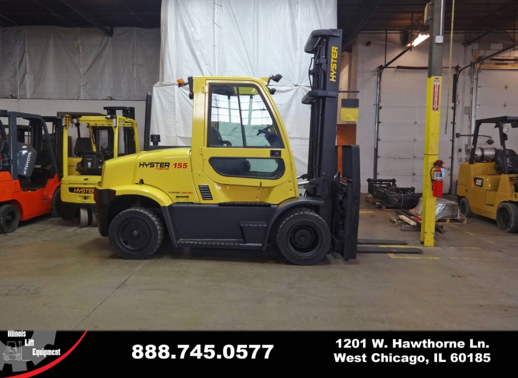  2008 Hyster H155FT Forklift on Sale in Michigan