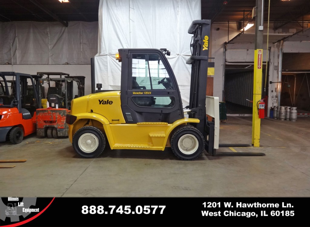 2008 Yale GDP135VX Forklift on Sale in Michigan