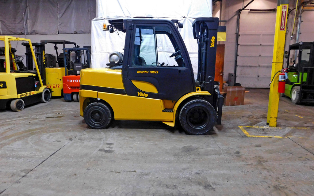 2009 Yale GLP100VX Forklift on Sale in Michigan