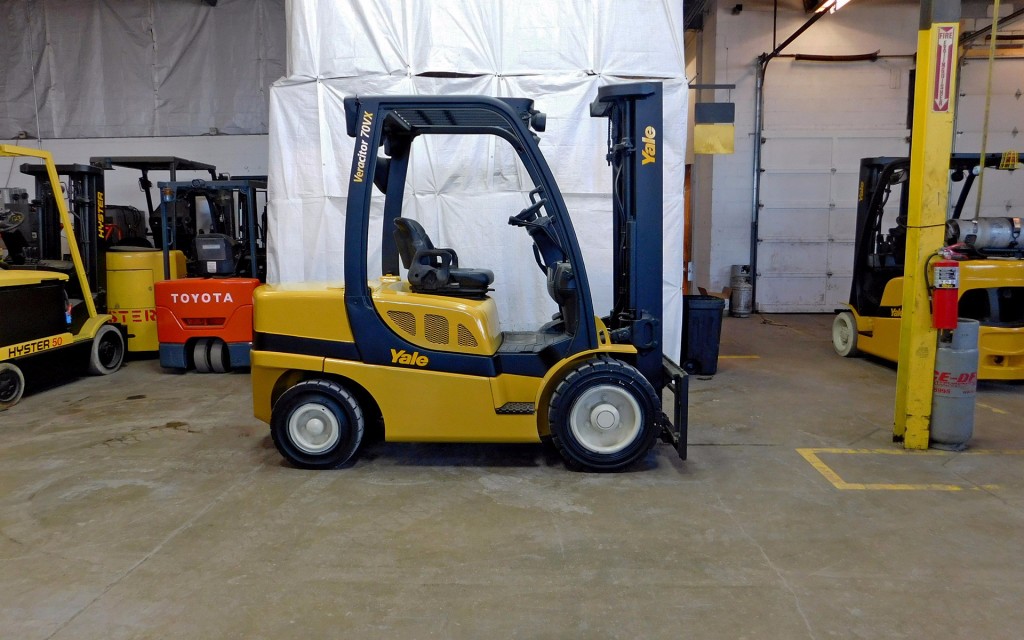  2007 Yale GDP070VX Forklift on Sale in Michigan