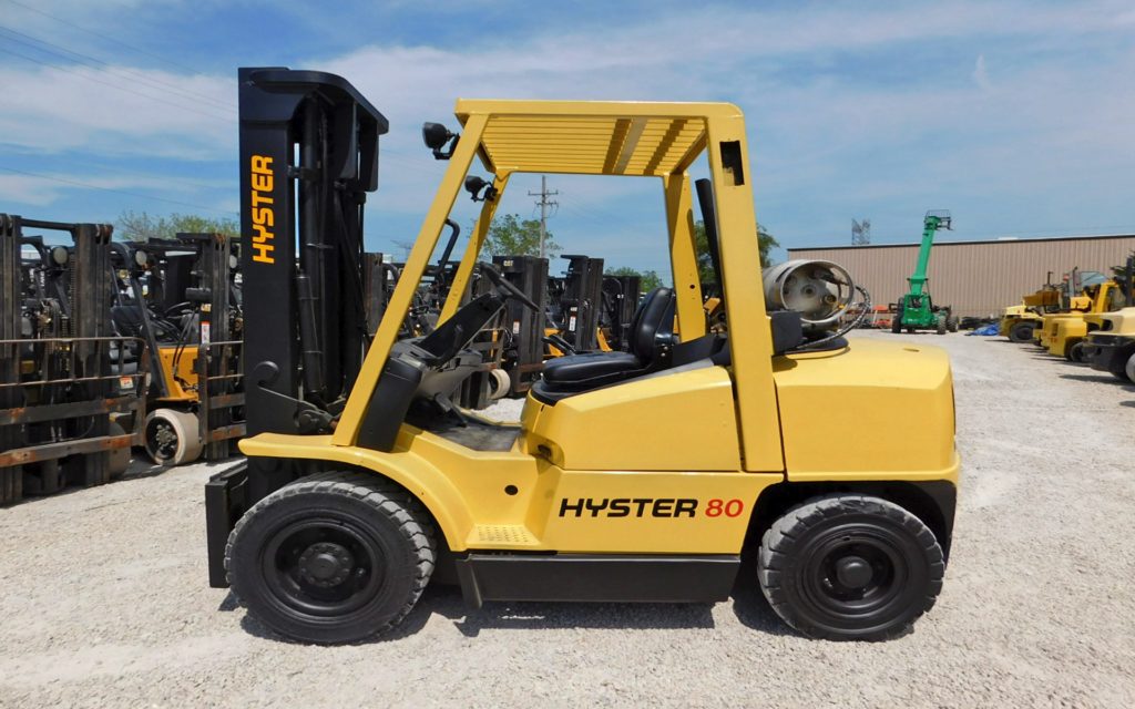  2001 Hyster H80XM Forklift on Sale in Michigan