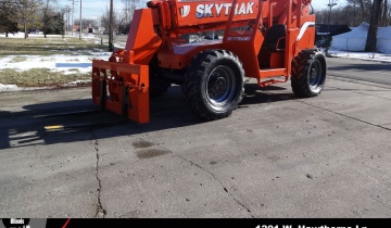 2002 SkyTrak 8042 telehandler on sale in Michigan