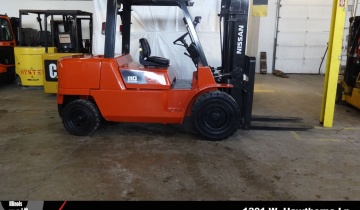 2008 Nissan JDP110 forklift on sale in Michigan