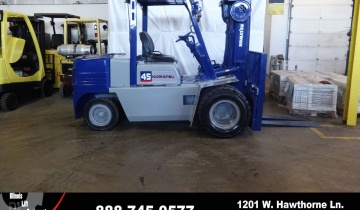 2000 Komatsu FD45T-5 Forklift on Sale in Michigan