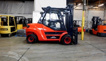 2010 Linde H80D Forklift on Sale in Michigan